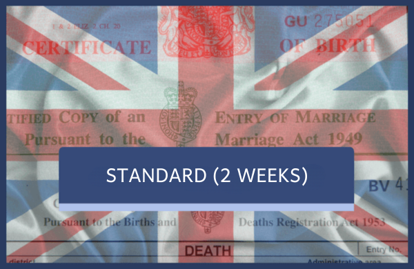 Apostille Stamp UK With Certification (Standard)